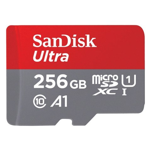 SanDisk Ultra microSDXC 256GB 120MB/s A1 + Adapter SD