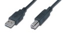 5M USB 2.0 A TO B CABLE - M/M/BLACK