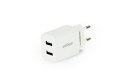 CHARGER USB UNIVERSAL WHITE/2PORT EG-U2C2A-03-W GEMBIRD