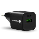 ŁADOWARKA SIECIOWA everActive GaN SC-390QB 30W 1xUSB-C 1xUSB-A PD PPS