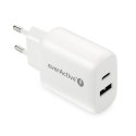 ŁADOWARKA SIECIOWA everActive SC-370Q 25W 1xUSB-C 1xUSB-A PD PPS