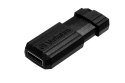 USB DRIVE 2.0 PIN STRIPE 8GB/BLACK READ UP TO 11MB/SEC