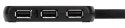 4 PORT USB 2.0 HUB BLACK/.