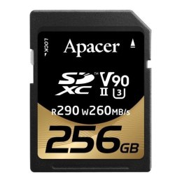 Karta pamięci SDXC Apacer 256GB (290/260 MB/s) Class 10 UHS-II U3 V30