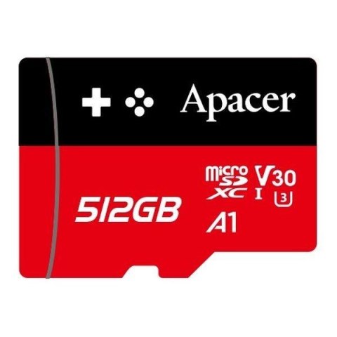 Karta pamięci microSDXC Apacer Gaming 512GB (100/80 MB/s) Class 10 UHS-I U3 V30 A1