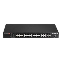 Switch zarządzalny Edimax GS-5424PLC V2 24x10/100/1000 4xSFP Combo PoE+