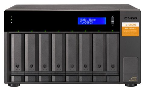 QNAP *TL-D800S-EU 8-bay 3.5in ch SATA HDD JBOD