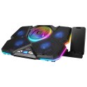 RAMPAGE PODSTAWKA CHŁODZĄCA BREZZE 5 FAN RGB LCD