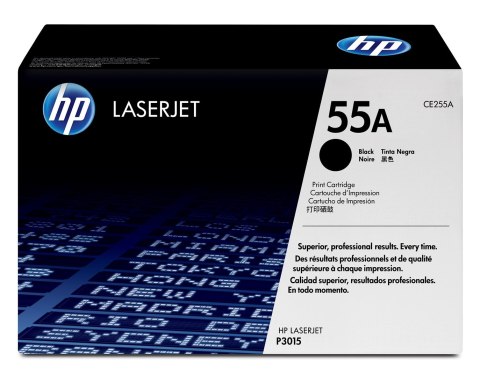 Toner HP czarny HP 55A, HP55A=CE255A, 6000 str.