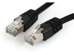 Gembird Patch cord ekranowany FTP kat.6 osłonka zalewana 0.5M czarny