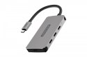 SITECOM Hub 4 porty USB-C z PD 10Gbps 100W