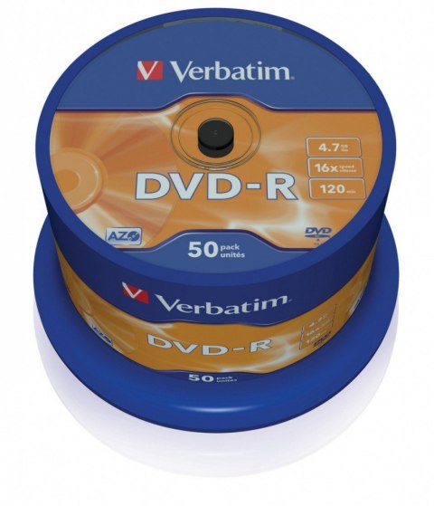 Verbatim DVD-R 16x 4.7GB 50P CB 43548