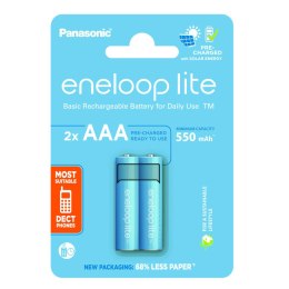 PANASONIC ENELOOP LITE AAA 550mAh 2 szt