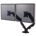 MONITOR ARM DUAL EPPA BLACK 9683401 FELLOWES