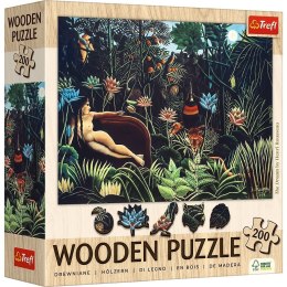 Trefl Puzzle drewniane 200 elementów Sen Henri Rosseau