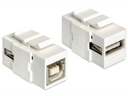 Delock Moduł Keystone USB 2.0 A(F)B(F)