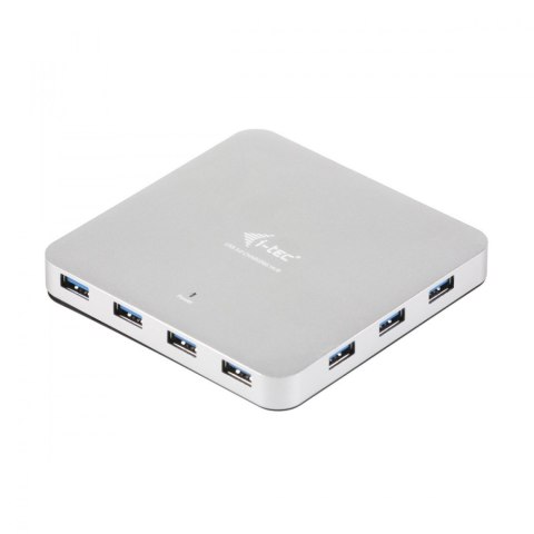 I-tec USB 3.0 Metal Charging HUB 10 Portów z zasilaczem 10x USB 3.0 z funkcją Plug & Play oraz możliwością ładowania przez USB