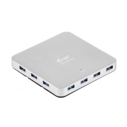 I-tec USB 3.0 Metal Charging HUB 10 Portów z zasilaczem 10x USB 3.0 z funkcją Plug & Play oraz możliwością ładowania przez USB