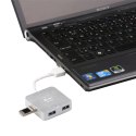 I-tec USB 3.0 Metal Passive HUB 4 Porty bez zasilacza do Notebooka Ultrabooka Tablet PC Obsługa Windows i Mac OS