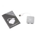 I-tec USB 3.0 Metal Passive HUB 4 Porty bez zasilacza do Notebooka Ultrabooka Tablet PC Obsługa Windows i Mac OS