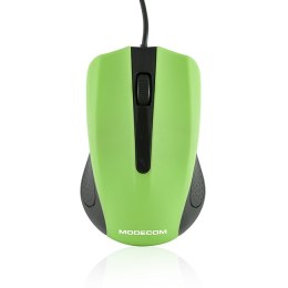 MODECOM PRZEWODOWA MYSZ OPTYCZNA M9 BLACK-GREEN