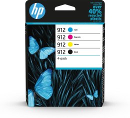 HP 912 CMYK ORIGINAL INK/CARTRIDGE 4-PACK