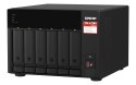 Qnap TS-673A-SW5T, Tower, 6 x 2.5"/3.5" SATA, AMD Ryzen V1500B 4C/8T, 8GB DDR4 (Max. 64GB), 2 x 2.5GbE, optional 10GbE, Single P