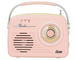 Eltra Radio LUIZA RETRO SP-11 MP3 USB SD Różowe