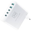 3MK Ładowarka sieciowa 140W 3xUSB-C+2xUSB-A GaN PD QC