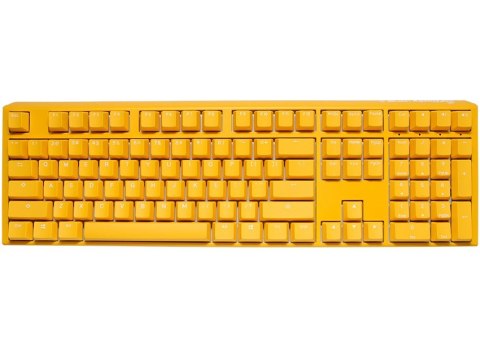 Ducky One 3 Yellow Gaming Tastatur, RGB LED - MX-Speed-Silver (US)