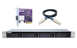 Qnap TL-R400S Expansion unit, 1U rackmount, 4x 2.5/3.5