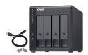 Qnap TR-004 Expansion unit ,Tower, 4x 3.5" SATA HDD, USB 3.0 type-C hardware RAID external enclosure (USB-C to USB-A cable inclu