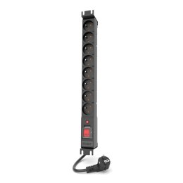 Listwa przeciwprzepięciowa Acar PDU RACK Protector 10A 1,5m czarna