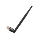 Qoltec Adapter Wi-Fi USB z anteną bezprzewodowy