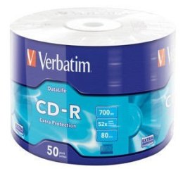 Verbatim CD-R 52x 700MB 50P SP Extra Protection Wrap 43787