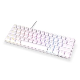 Klawiatura przewodowa Krux Qara 60% WHITE RGB