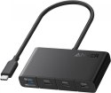 Anker Anker 4w1 hub 10Gbps USB-C Czarny