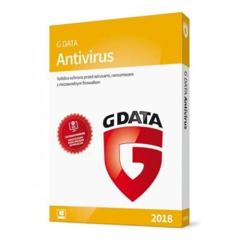 G Data AntiVirus licencja na 1 rok (1 komputer)