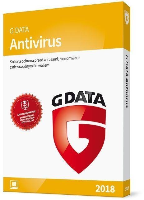 G Data AntiVirus licencja na rok (3 komputery)