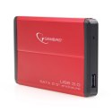 Obudowa zewnętrzna Gembird EE2-U3S-2-R na dysk 2.5" SATA HDD USB 3.0 (czerwona)