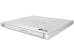 Nagrywarka zewnętrzna DVD+/-RW Slim USB LG GP57EW40 (Biała)