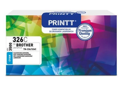 Toner PRINTT do BROTHER NTB326C (TN-336/326) cyan 3500 str.