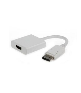 Adapter DisplayPort męski do HDMI żeński biały Gembird