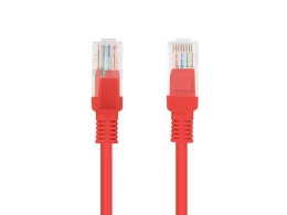 LANBERG PATCHCORD KAT.5E 0.25M CZERWONY FLUKE PASSED LANBERG