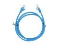 LANBERG PATCHCORD KAT.5E 1.5M NIEBIESKI FLUKE PASSED LANBERG