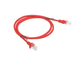 LANBERG PATCHCORD KAT.5E 1M CZERWONY FLUKE PASSED LANBERG