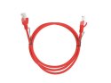 LANBERG PATCHCORD KAT.5E 1M CZERWONY FLUKE PASSED LANBERG