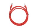 LANBERG PATCHCORD KAT.5E 2M CZERWONY FLUKE PASSED LANBERG