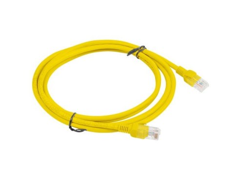 LANBERG PATCHCORD KAT.5E 2M ŻÓŁTY FLUKE PASSED LANBERG