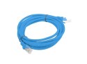 LANBERG PATCHCORD KAT.5E 3M NIEBIESKI FLUKE PASSED LANBERG